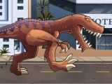 Play Trex rampage prehistoric pizza now !