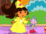 Play Dora's fairytale fiesta now !