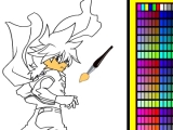 Play Beyblade online coloring now !