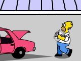 Play The simpsons : homers beer run now !